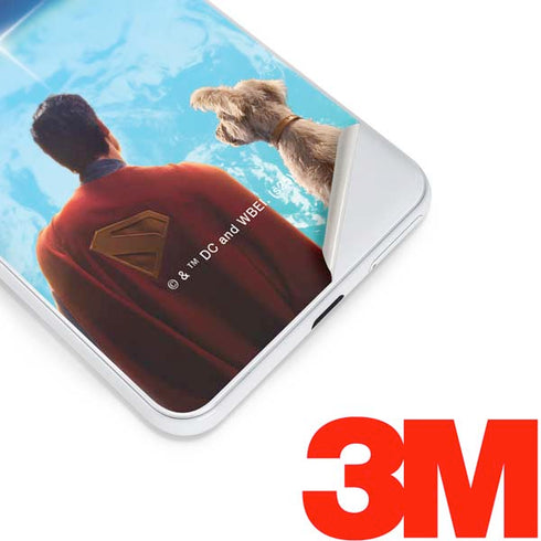 Superman 2025 Superman & Krypto watch the Earth Google Pixel 3 Skin